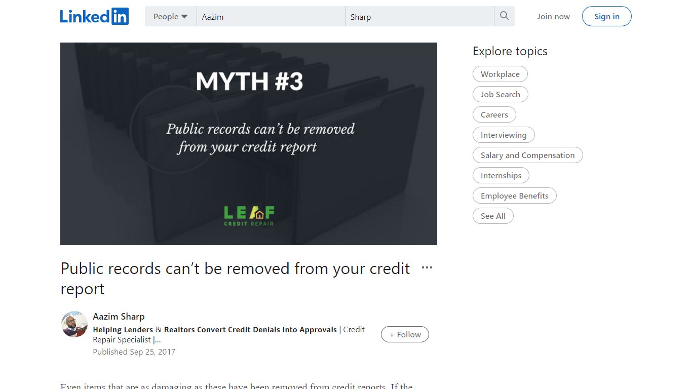 Public records can’t be removed from your credit report